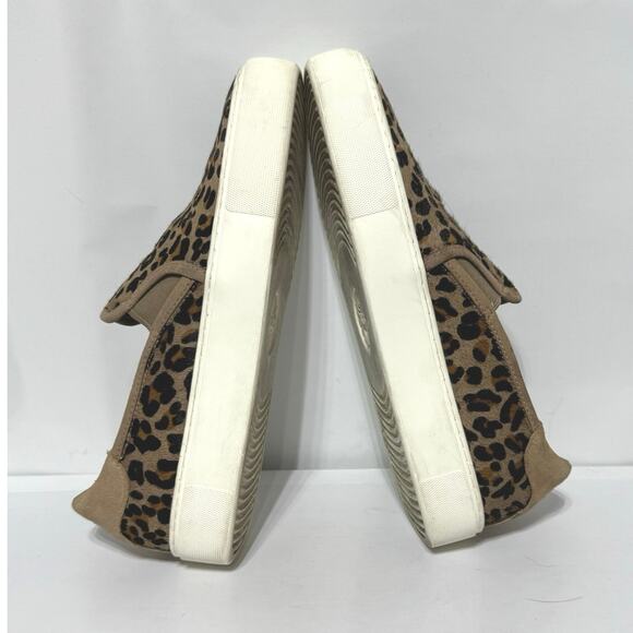 UGG Women’s Jass Exotic Slip-On Leopard Print Cow Hair Sneakers Size 11 M - Picture 8 of 10